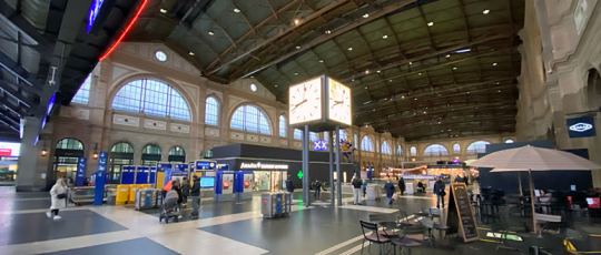 Zürich Hauptbahnhof mit Seline